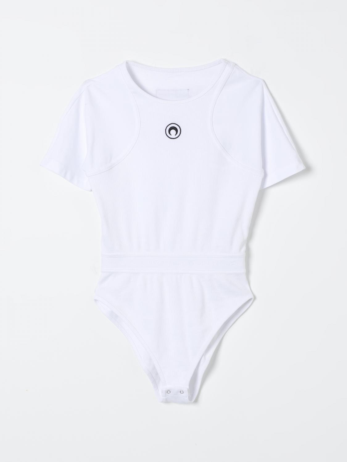 MARINE SERRE BODY: Body mujer Marine Serre, Blanco - Img 2