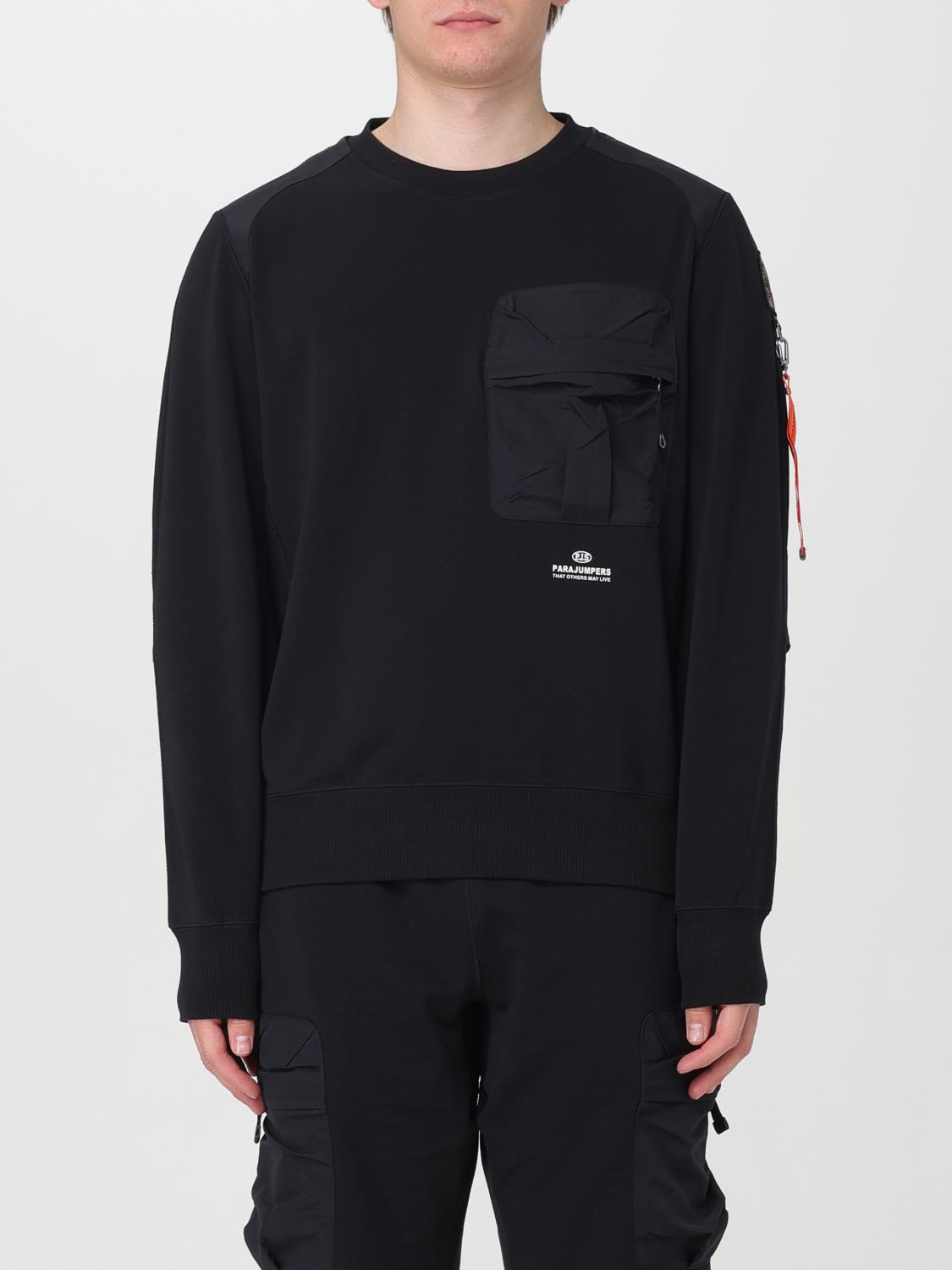 PARAJUMPERS：スウェットシャツ メンズ - ブラック | GIGLIO.COM 