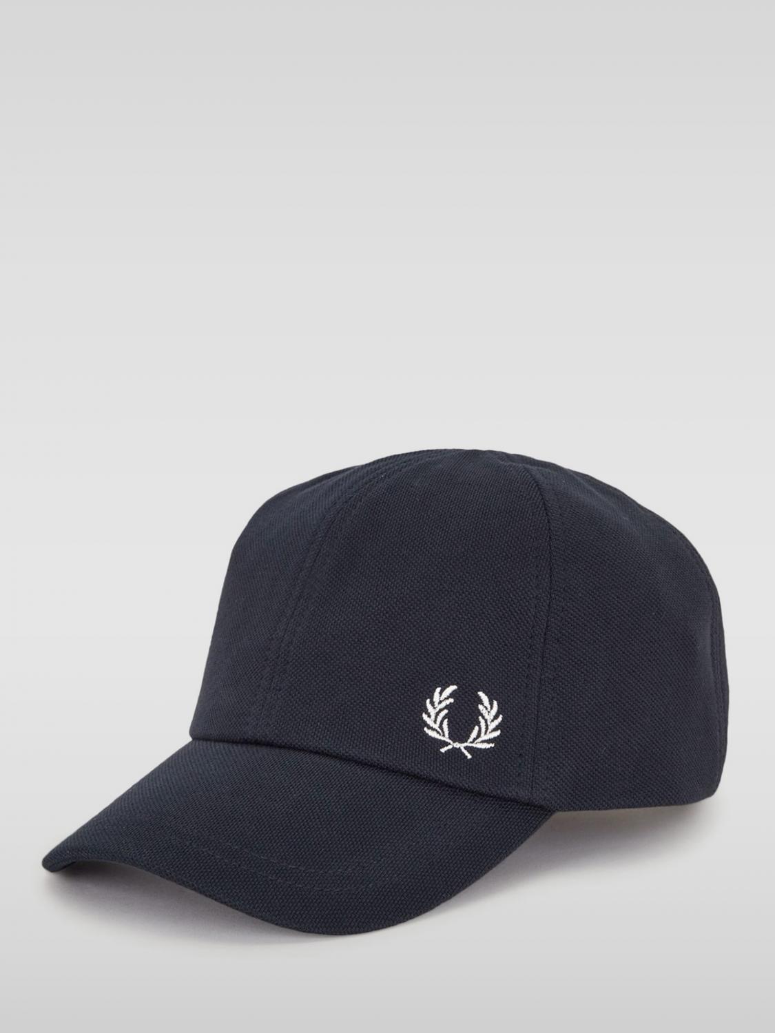 FRED PERRY 모자: 모자 남성 Fred Perry, 블루 - Img 1