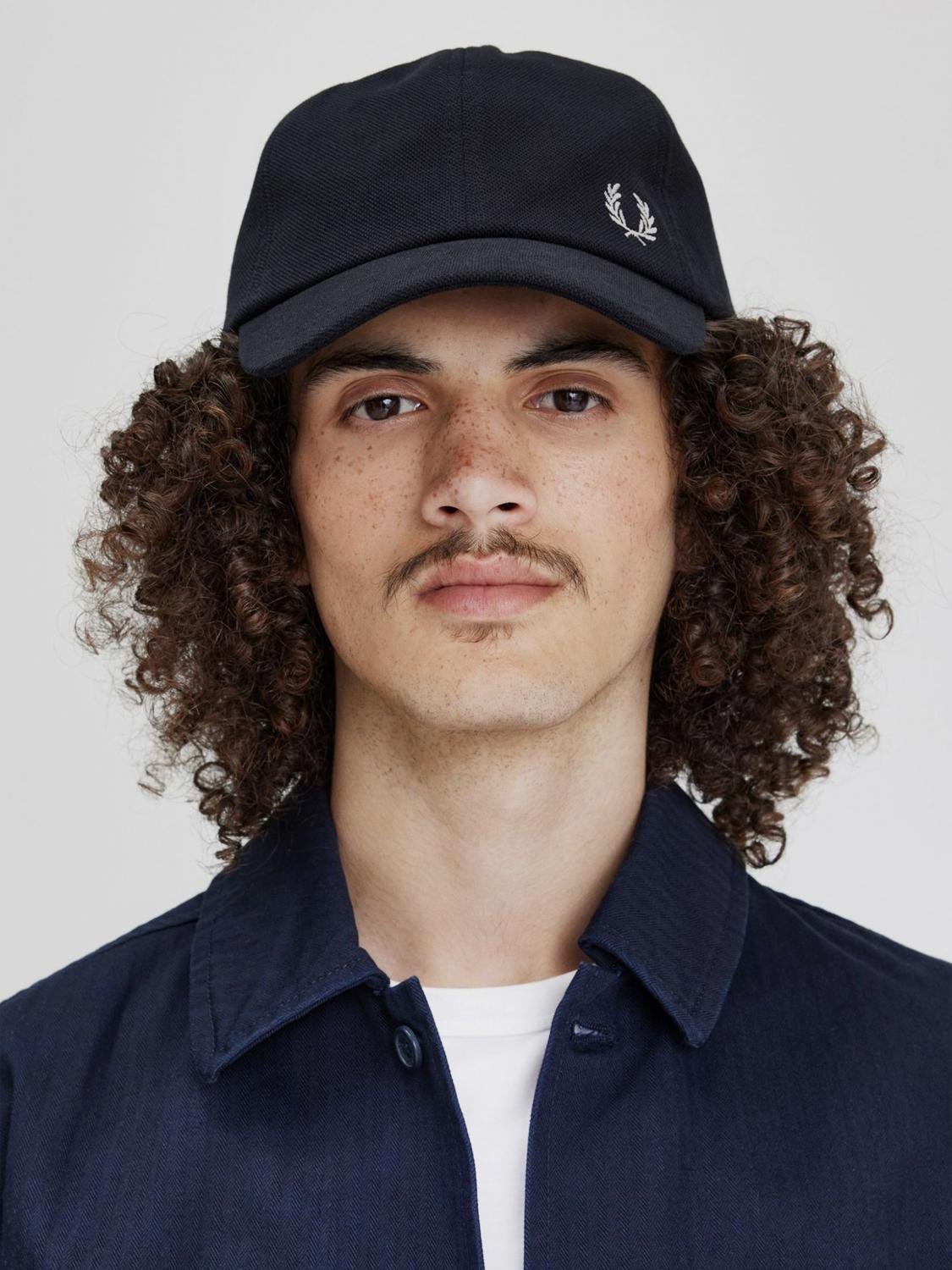 FRED PERRY 모자: 모자 남성 Fred Perry, 블루 - Img 2
