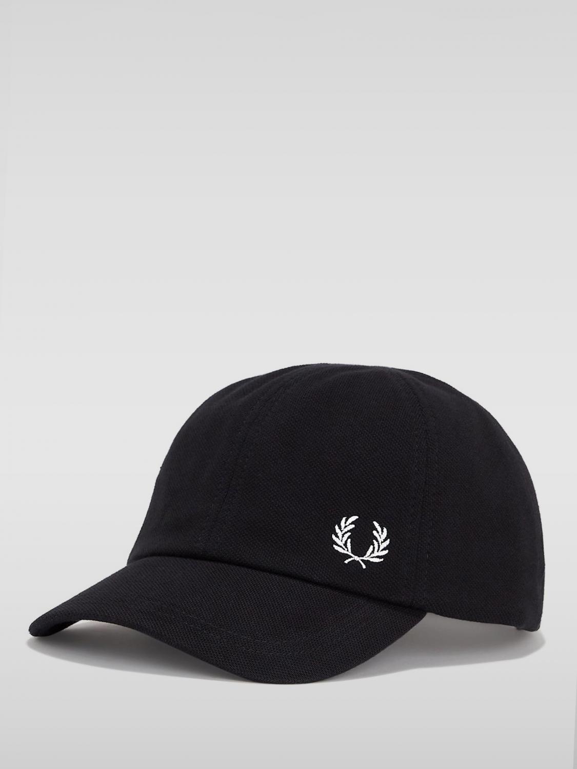 FRED PERRY 모자: 모자 남성 Fred Perry, 블랙 1 - Img 1