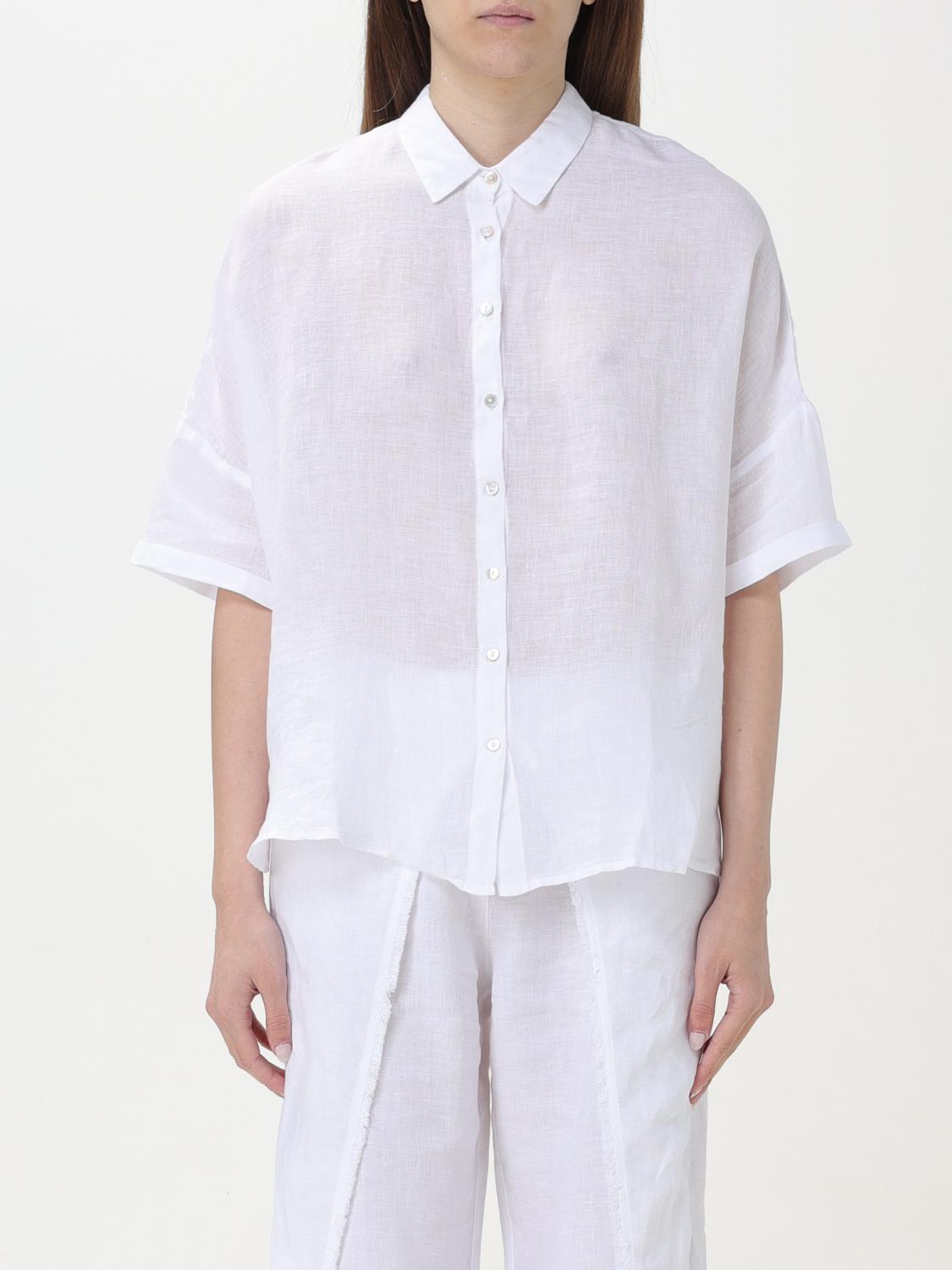 120% LINO CAMISA: Camisa mujer 120% Lino, Blanco - Img 1
