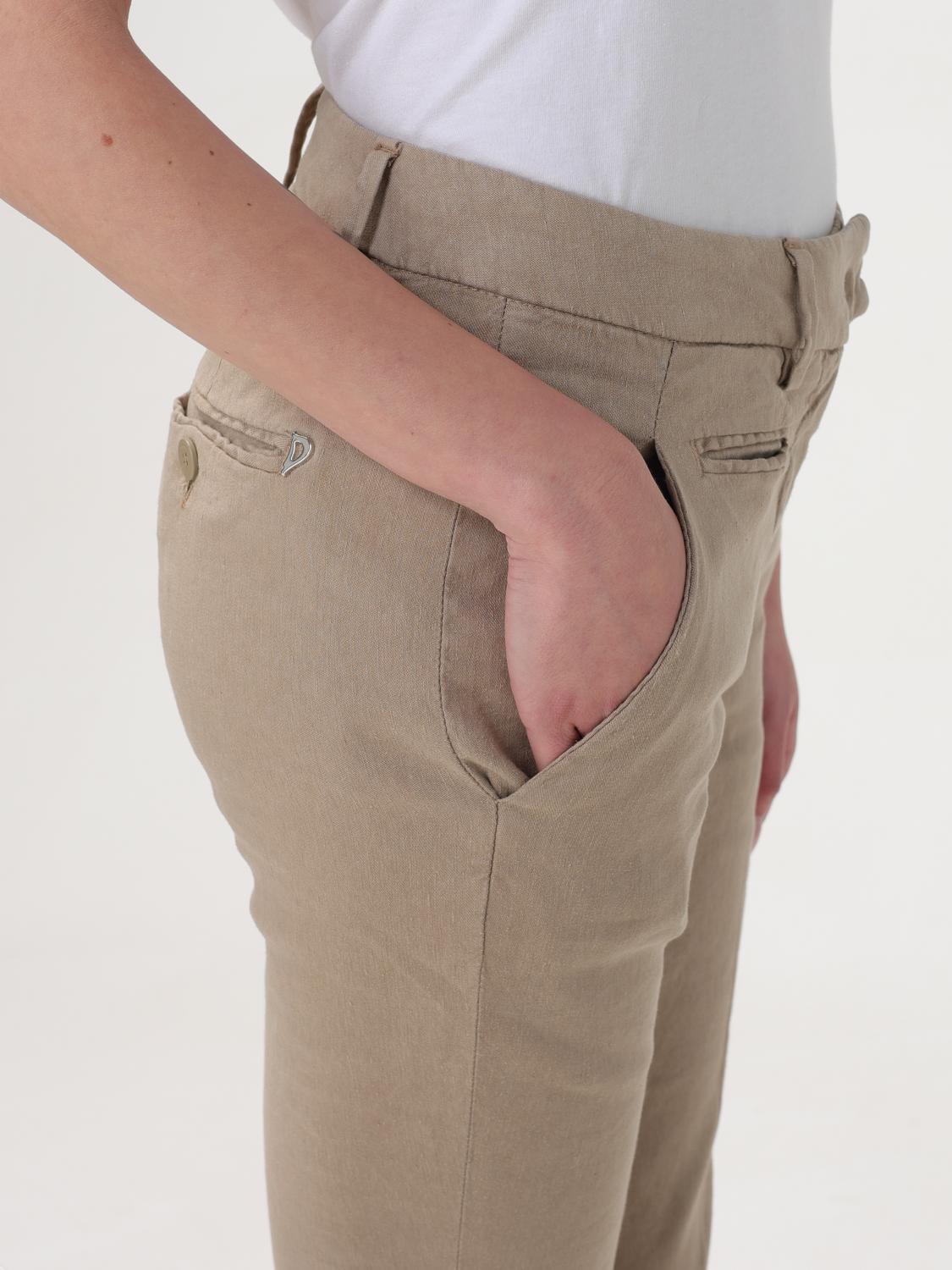 パンツ DONDUP Woman Pants Beige DP576ZGSE046DIZ1 010 Dondup Outlet: Pants woman - Beige | Dondup pants