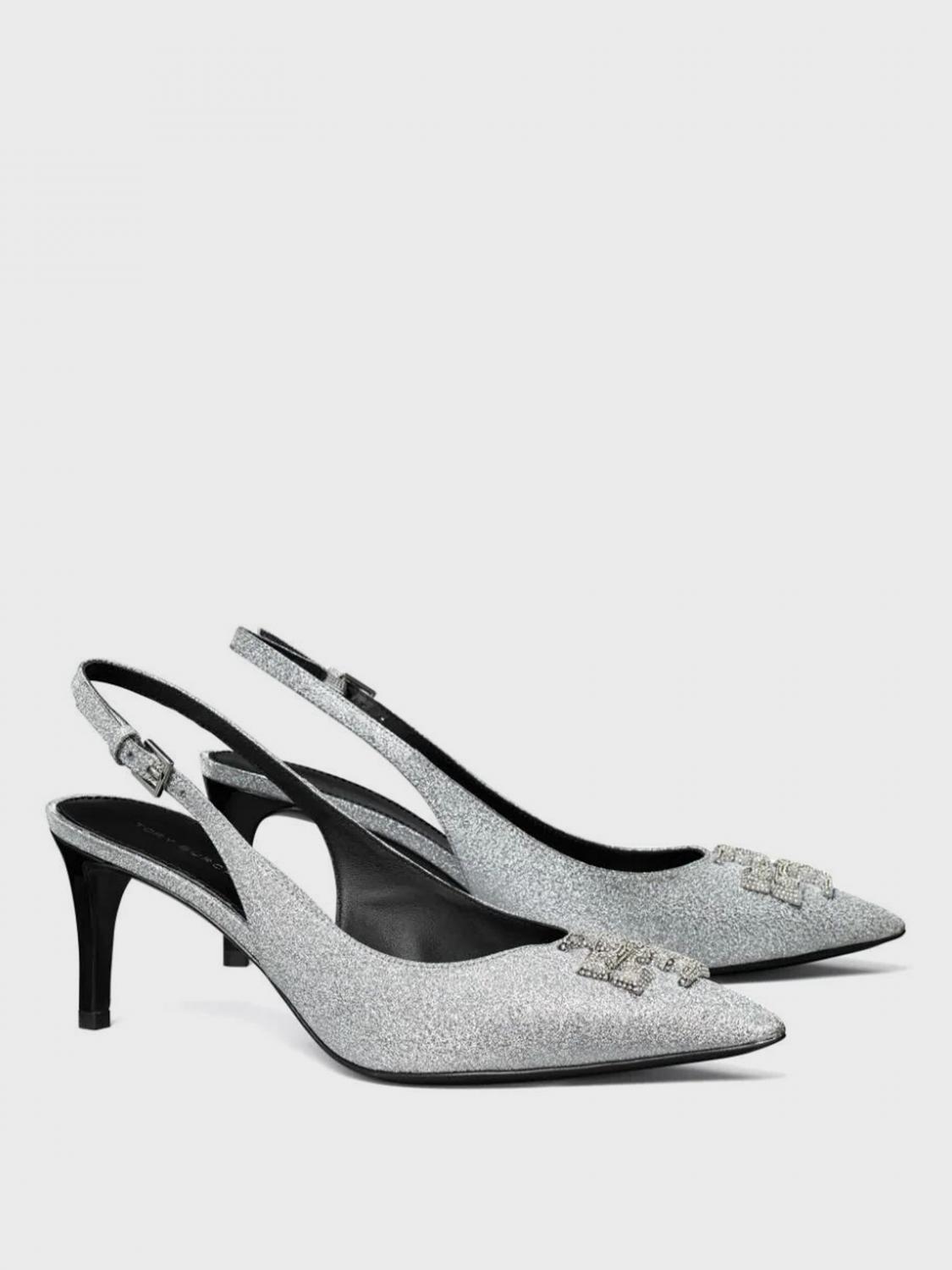 TORY BURCH HIGH HEEL SHOES: Shoes woman Tory Burch, Silver - Img 2