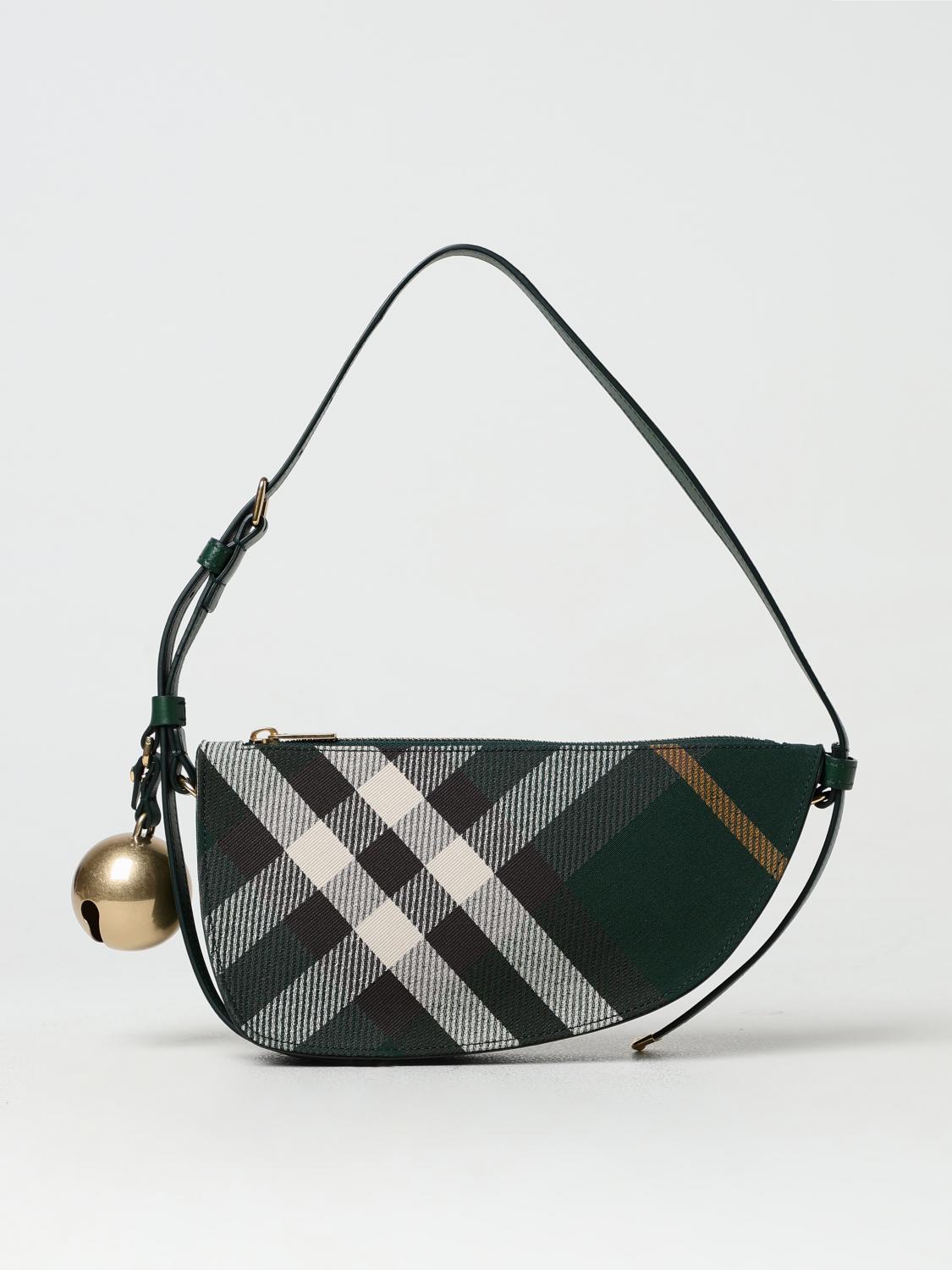 BURBERRY: Shoulder bag woman - Green | Burberry mini bag