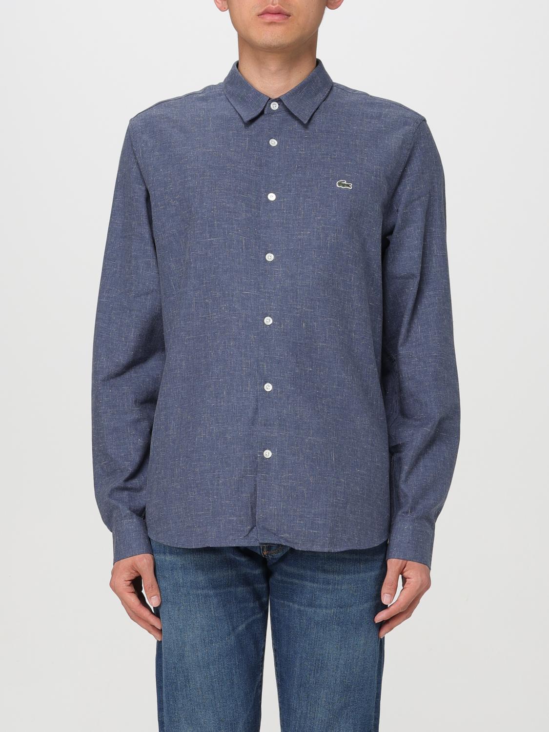 LACOSTE SHIRT: Shirt men Lacoste, Blue - Img 1