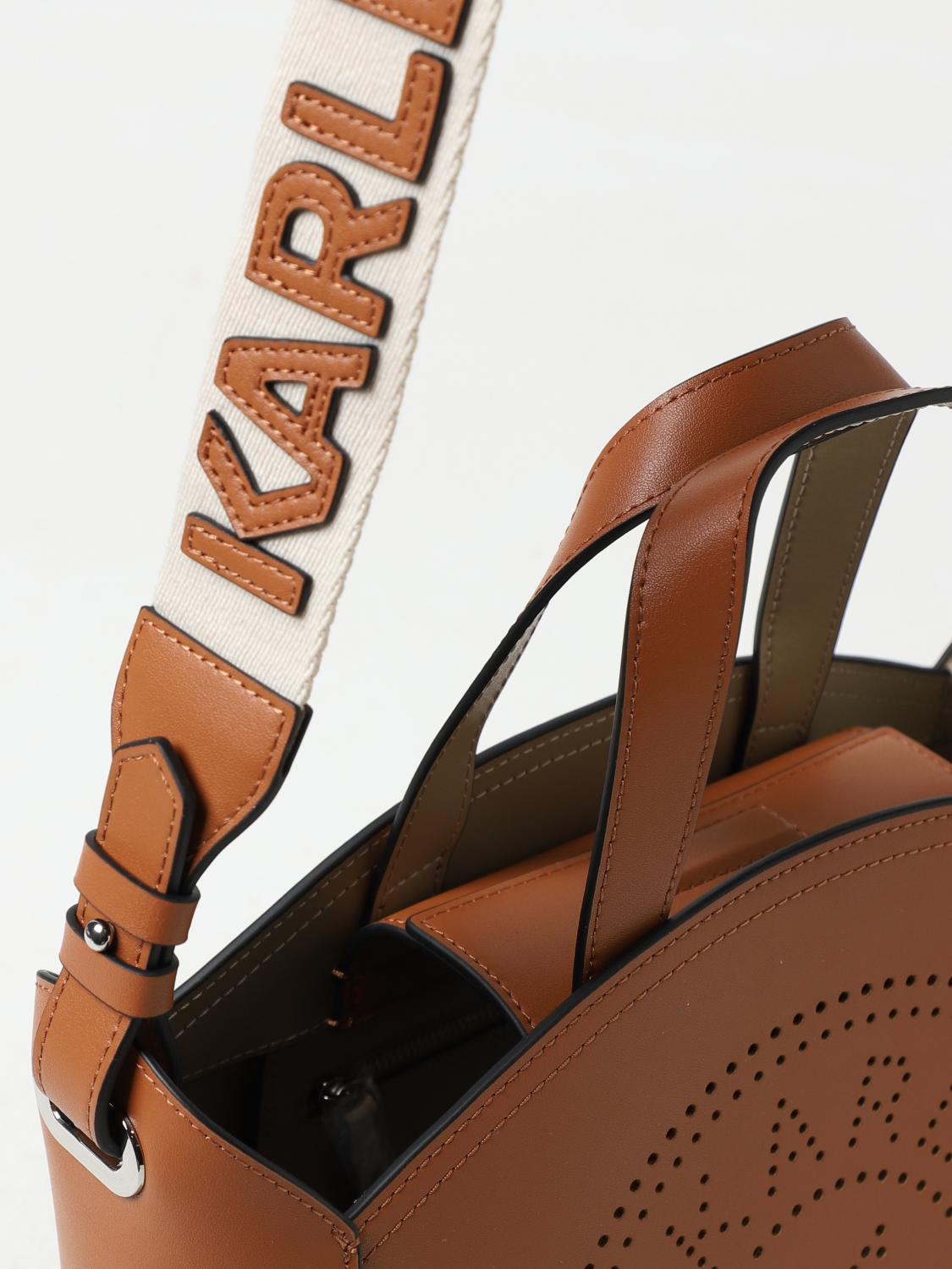 KARL LAGERFELD MINITASCHE: Tragetasche damen Karl Lagerfeld, Braun - Img 3