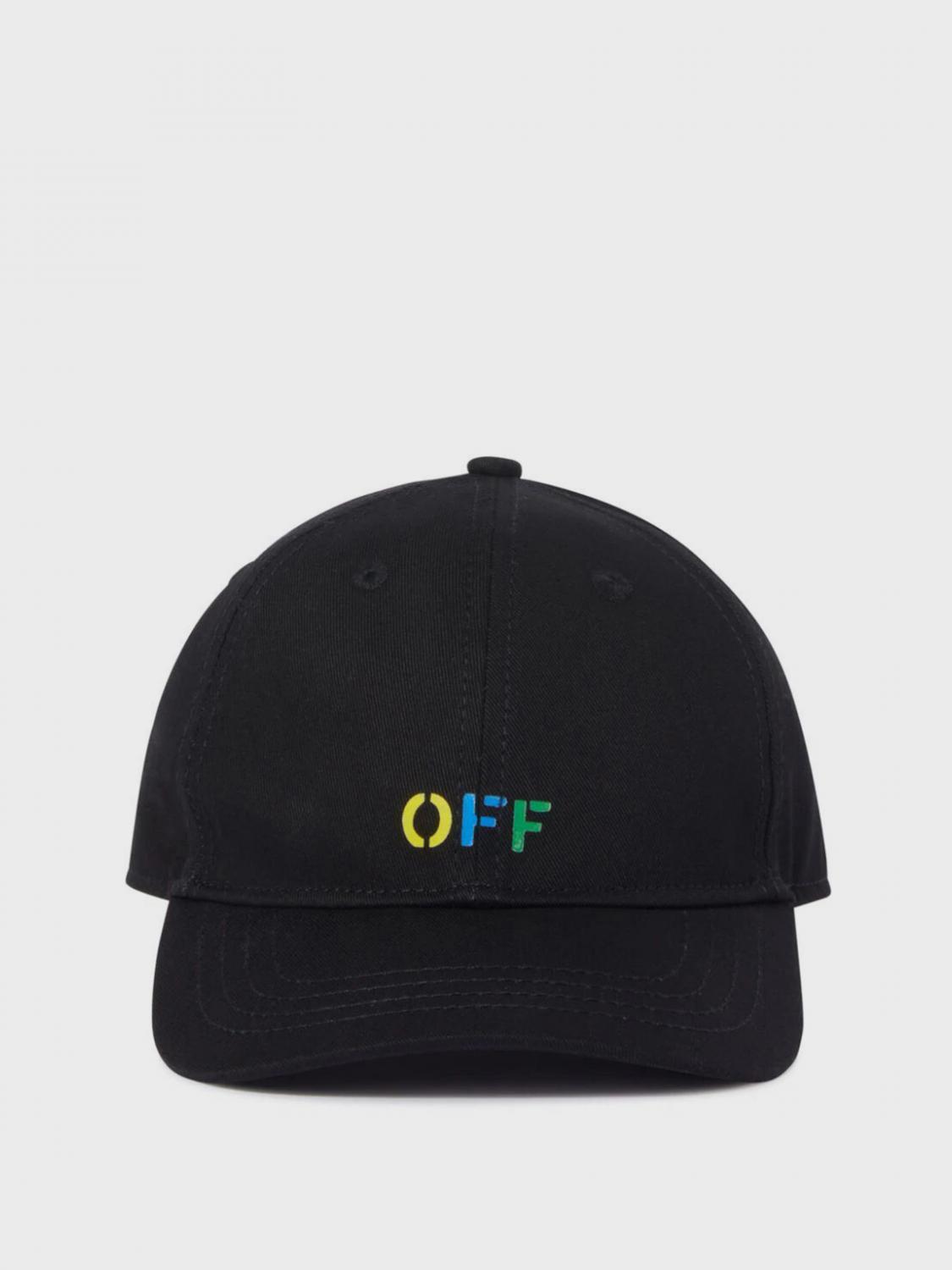 OFF-WHITE KIDS 帽子: 帽子 儿童 Off White Kids, 黑色 - Img 1