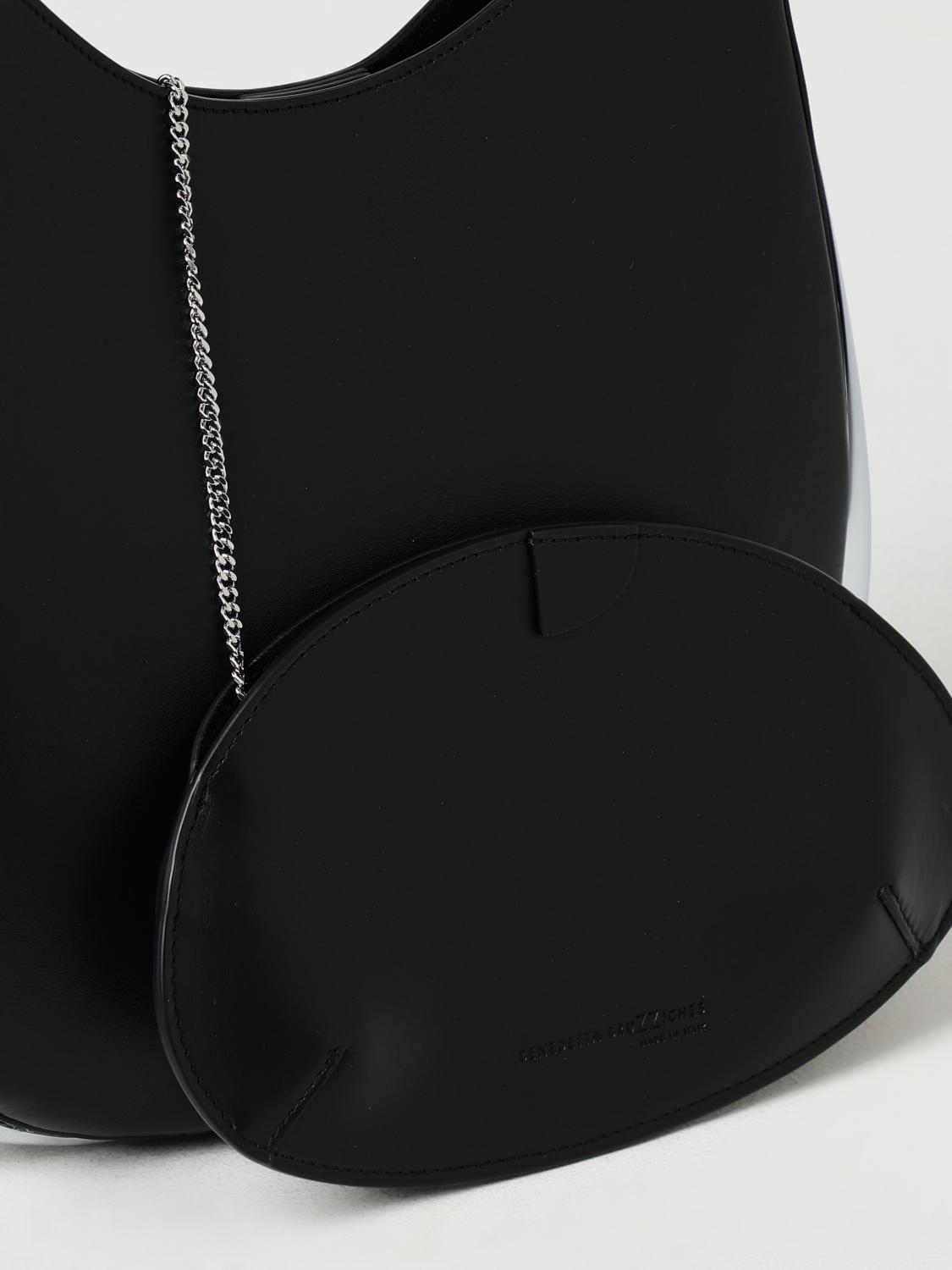 BENEDETTA BRUZZICHES BORSA A SPALLA: Borsa a spalla Benedetta Bruzziches, Nero - Img 4