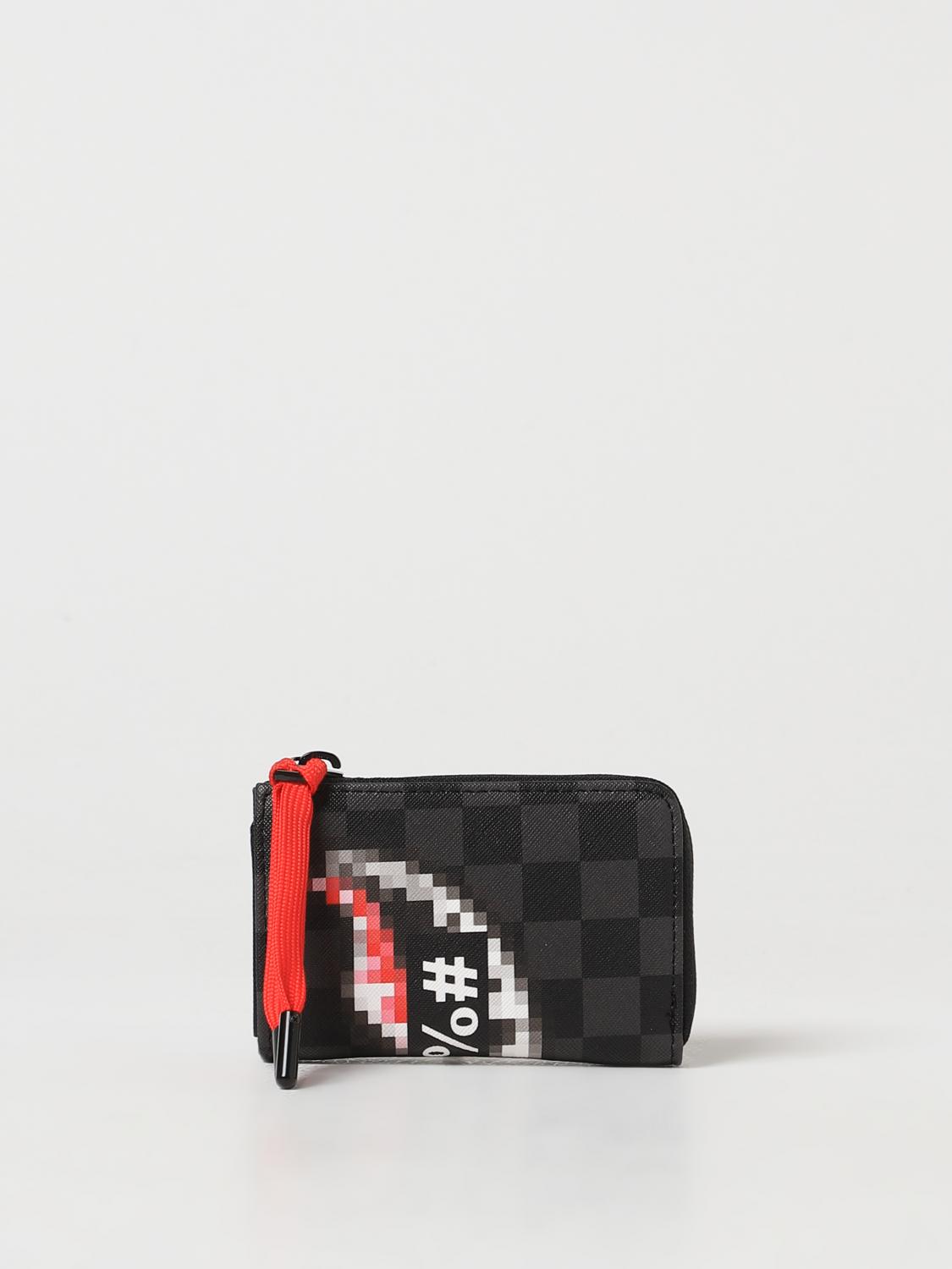SPRAYGROUND PORTEMONNAIE: Portmonnaie herren Sprayground, Grau - Img 1