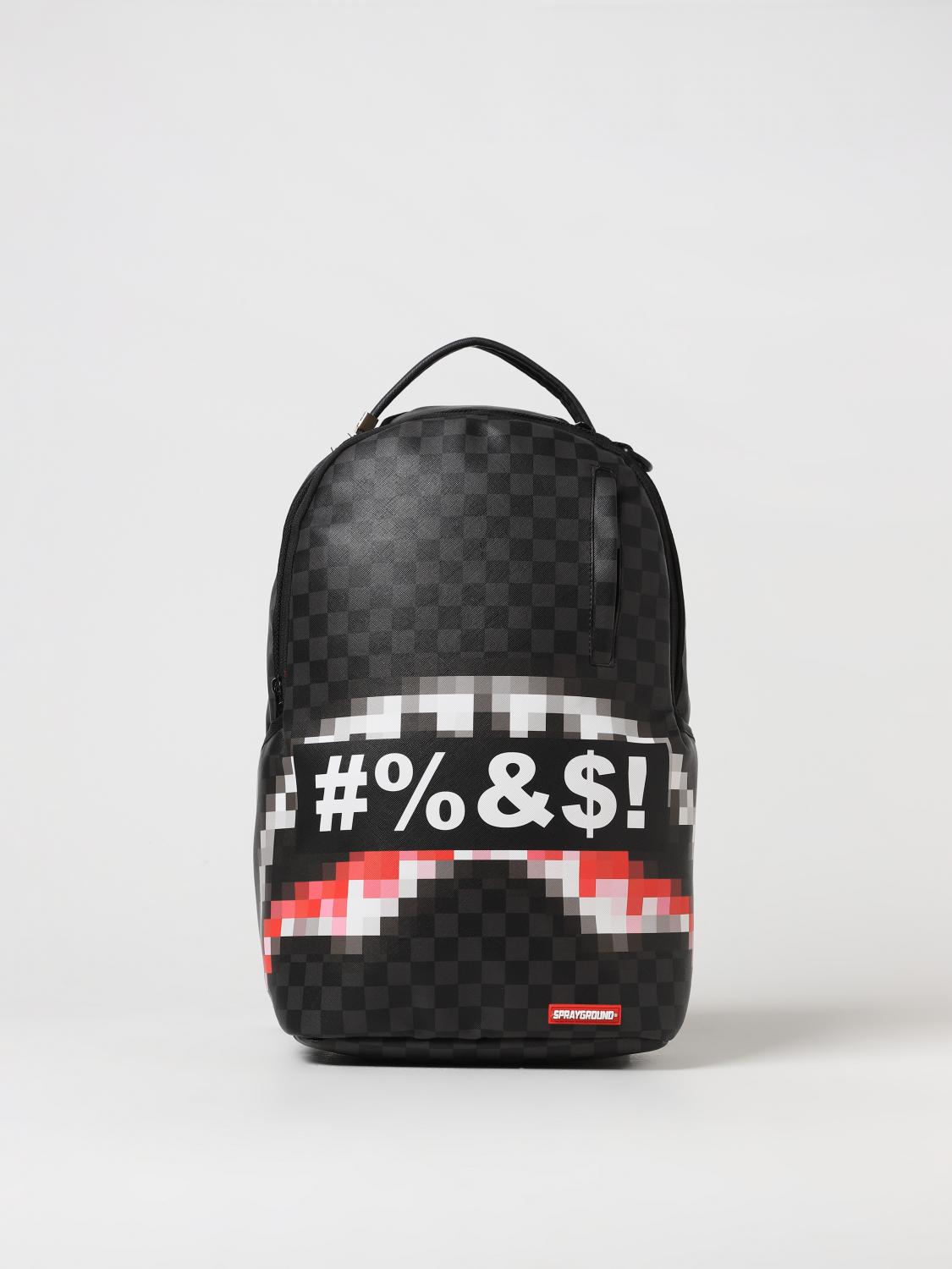 louis vuitton bape backpack sprayground Cream and Brown Tear Check  Restock AR Two large main zippered compartments Sprayground Lv Bape Bag Sprayground