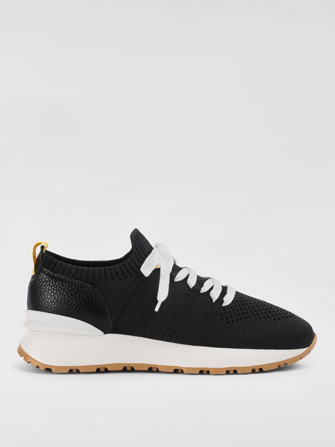DOUCAL'S SNEAKERS: Sneakers Doucal's in maglia jacquard , Nero - Img 1