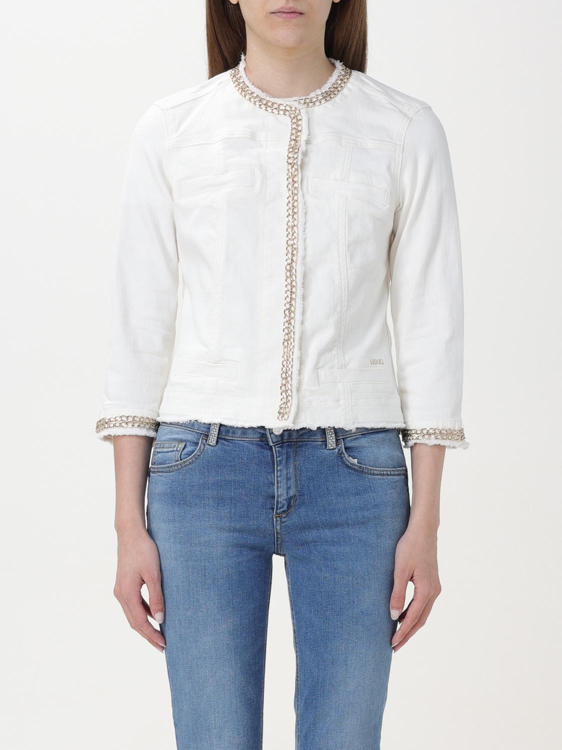 LIU JO: Jacket woman - White | Liu Jo jacket UXX039D4128