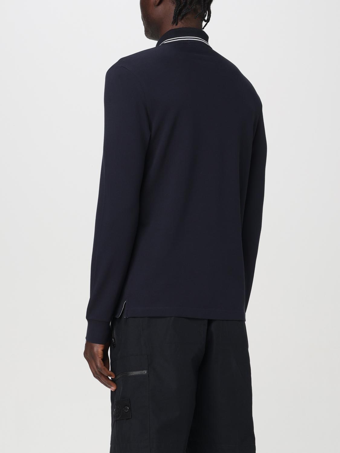 STONE ISLAND 폴로 셔츠: 폴로 셔츠 남성 Stone Island, 블루 - Img 3