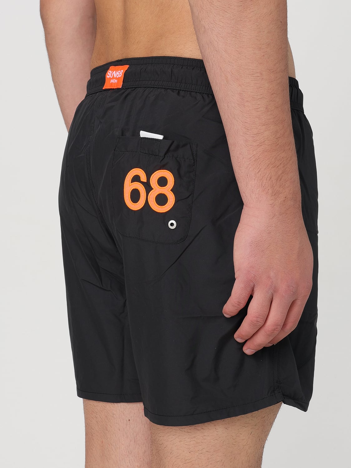 SUN68 SWIMSUIT: Swimsuit men Sun 68, Black - Img 3