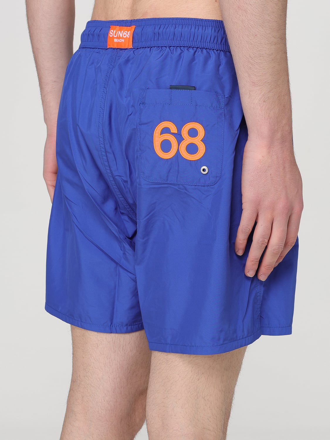 SUN68 SWIMSUIT: Swimsuit men Sun 68, Royal Blue - Img 3