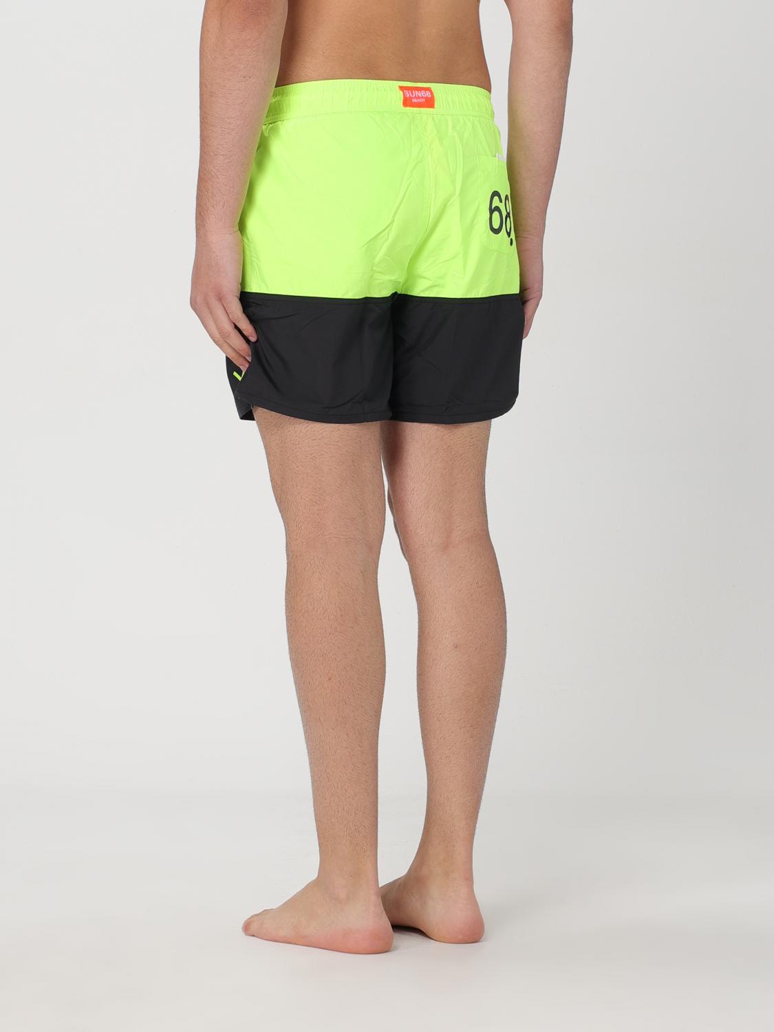 SUN68 SWIMSUIT: Swimsuit men Sun 68, Yellow - Img 2