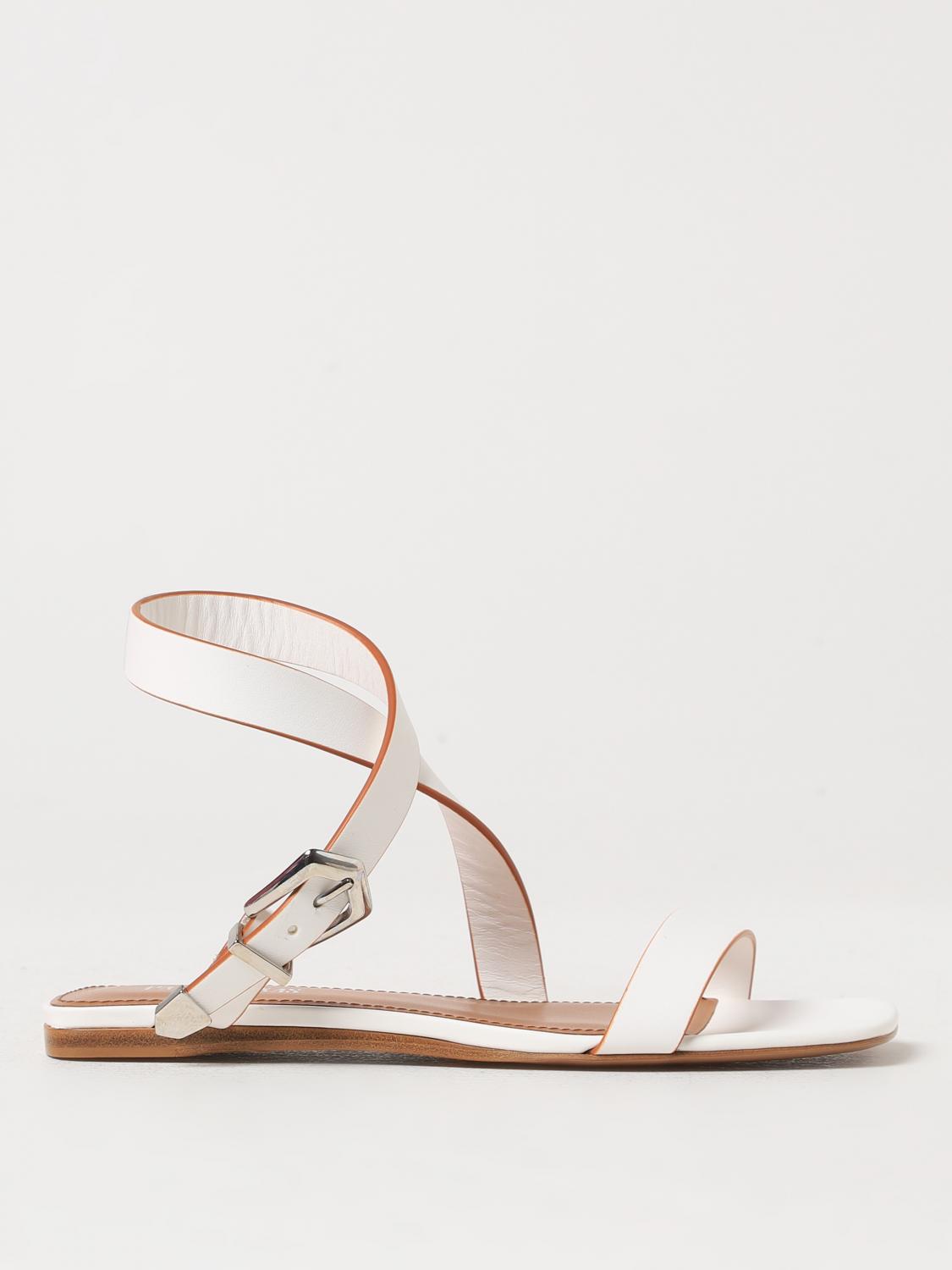 PARIS TEXAS FLACHE SANDALEN: Flache sandalen damen Paris Texas, Weiß - Img 1