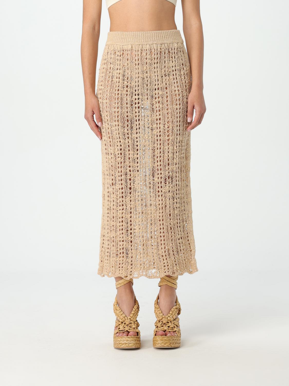 CULT GAIA FALDA: Falda mujer Cult Gaia, Beige - Img 1
