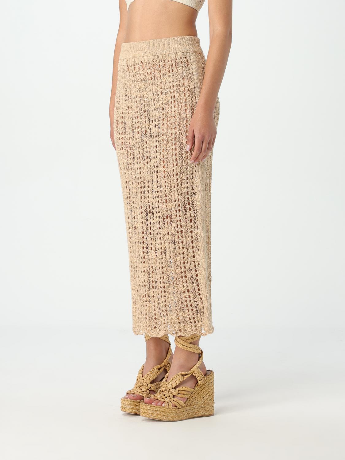 CULT GAIA FALDA: Falda mujer Cult Gaia, Beige - Img 3