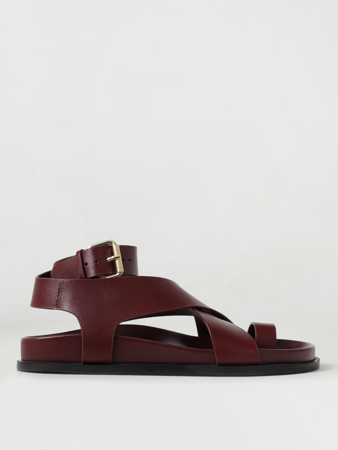 A.EMERY: Flat sandals woman - Red | A.EMERY flat sandals