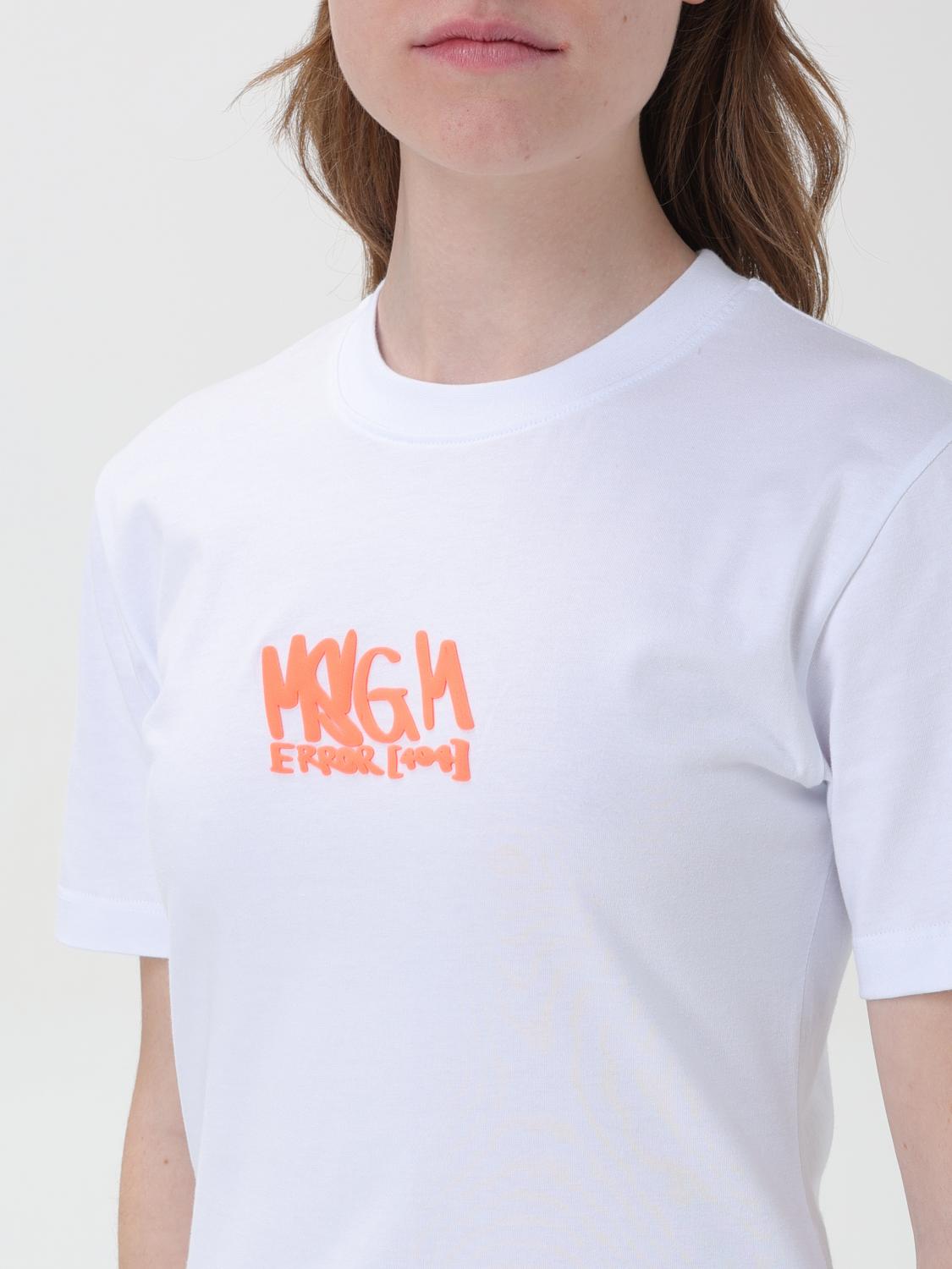 MSGM T-SHIRT: T-shirt femme MSGM, Blanc - Img 3