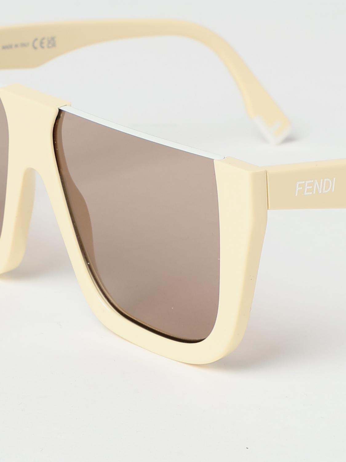 FENDI SUNGLASSES: Sunglasses men Fendi, Yellow - Img 5