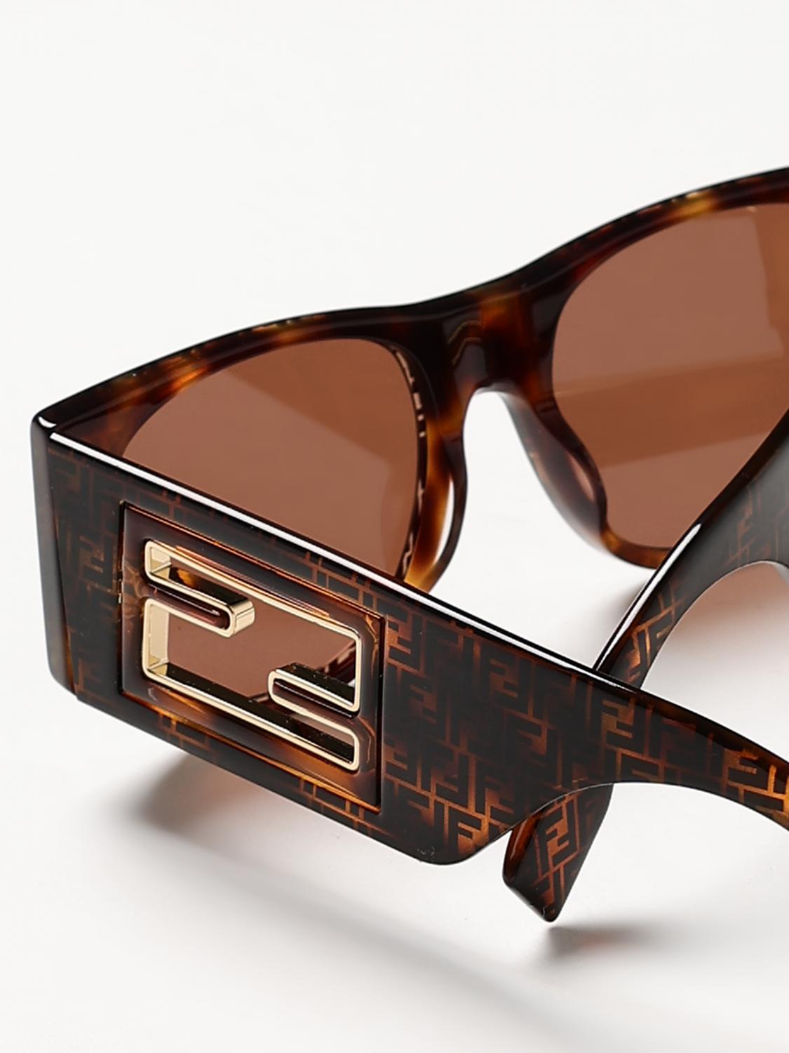 FENDI：サングラス レディース - ブラウン | GIGLIO.COM