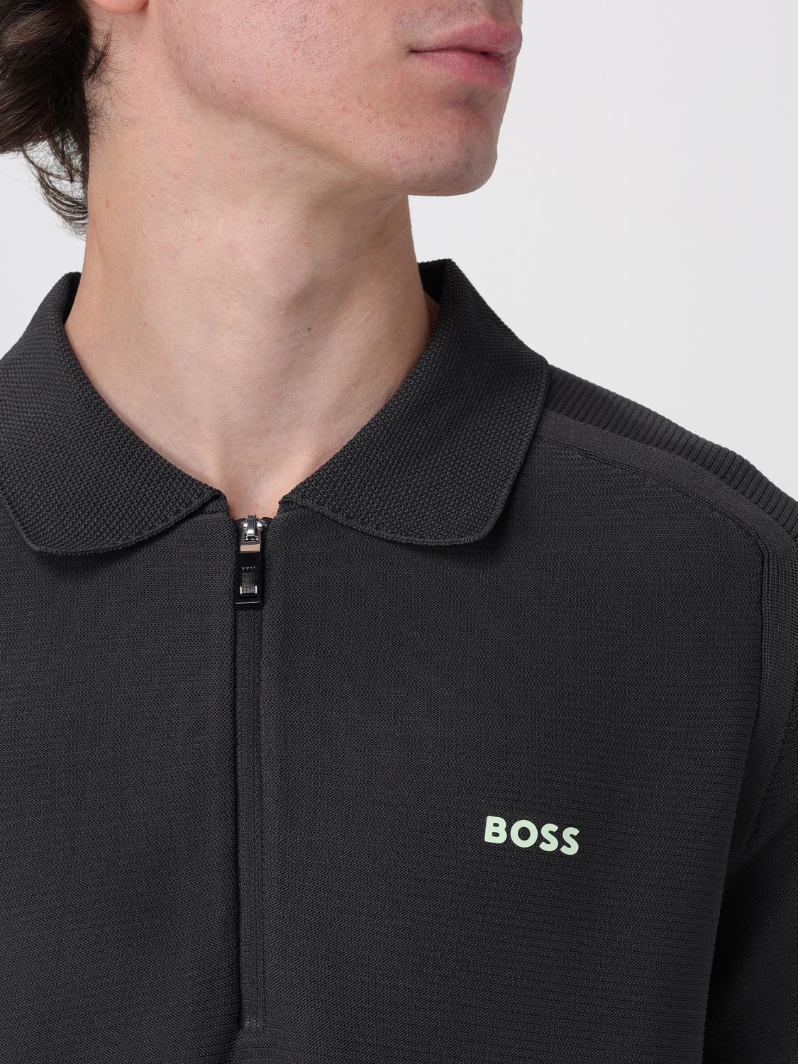 BOSS POLO SHIRT: Polo shirt men Boss, Grey - Img 3