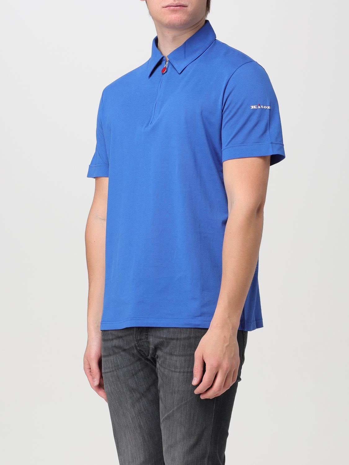 KITON POLO: Polo herren Kiton, Hellblau - Img 3