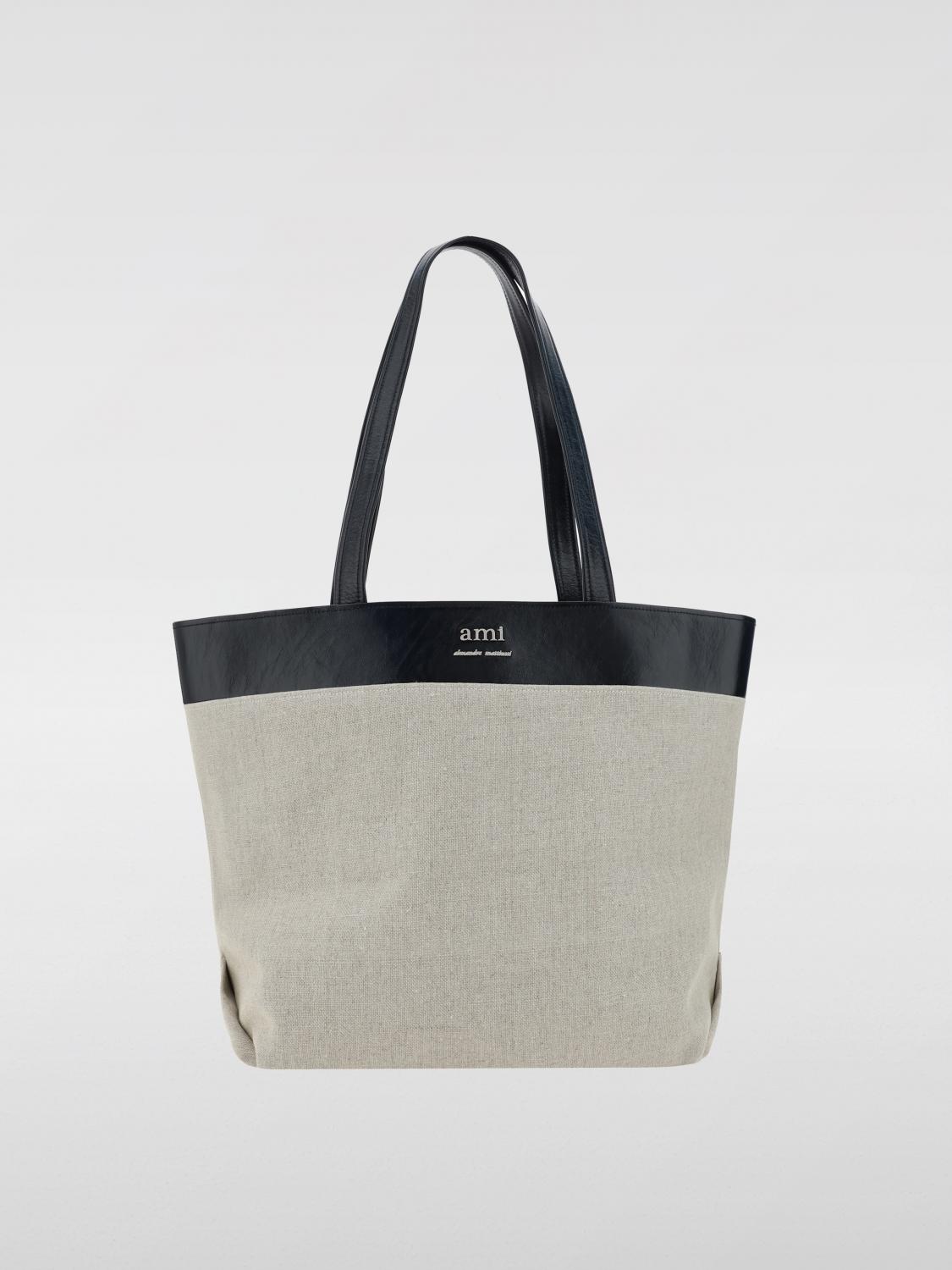 AMI PARIS ショルダーバッグ: バッグ メンズ Ami Paris, ナチュラル - Img 1