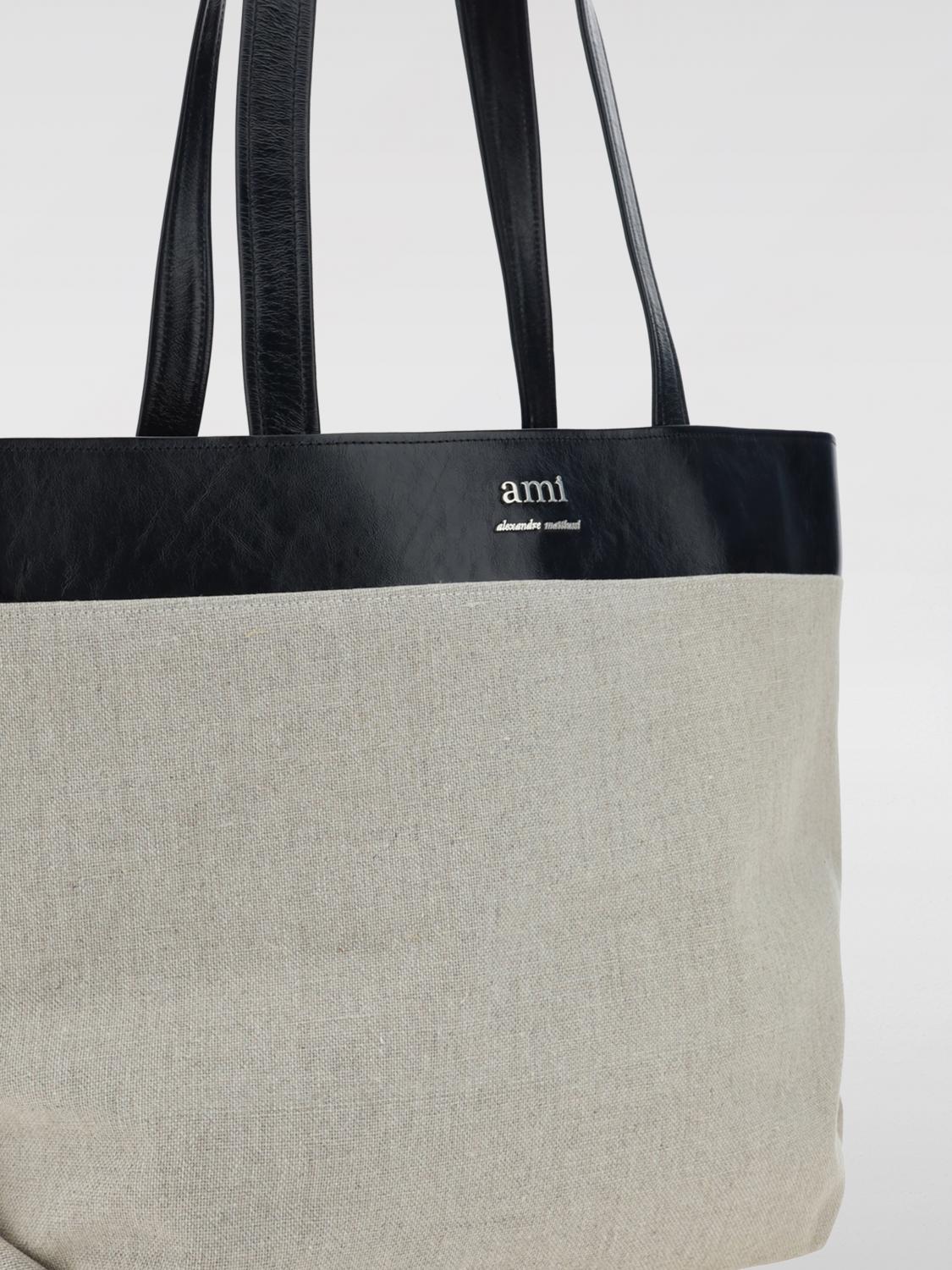 AMI PARIS ショルダーバッグ: バッグ メンズ Ami Paris, ナチュラル - Img 3