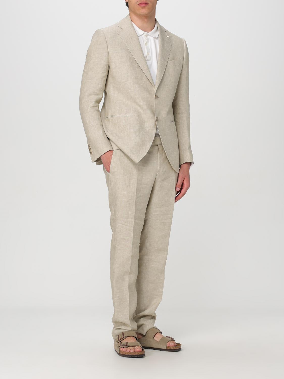 LUIGI BIANCHI SUIT: Suit men Luigi Bianchi, Kaki - Img 2