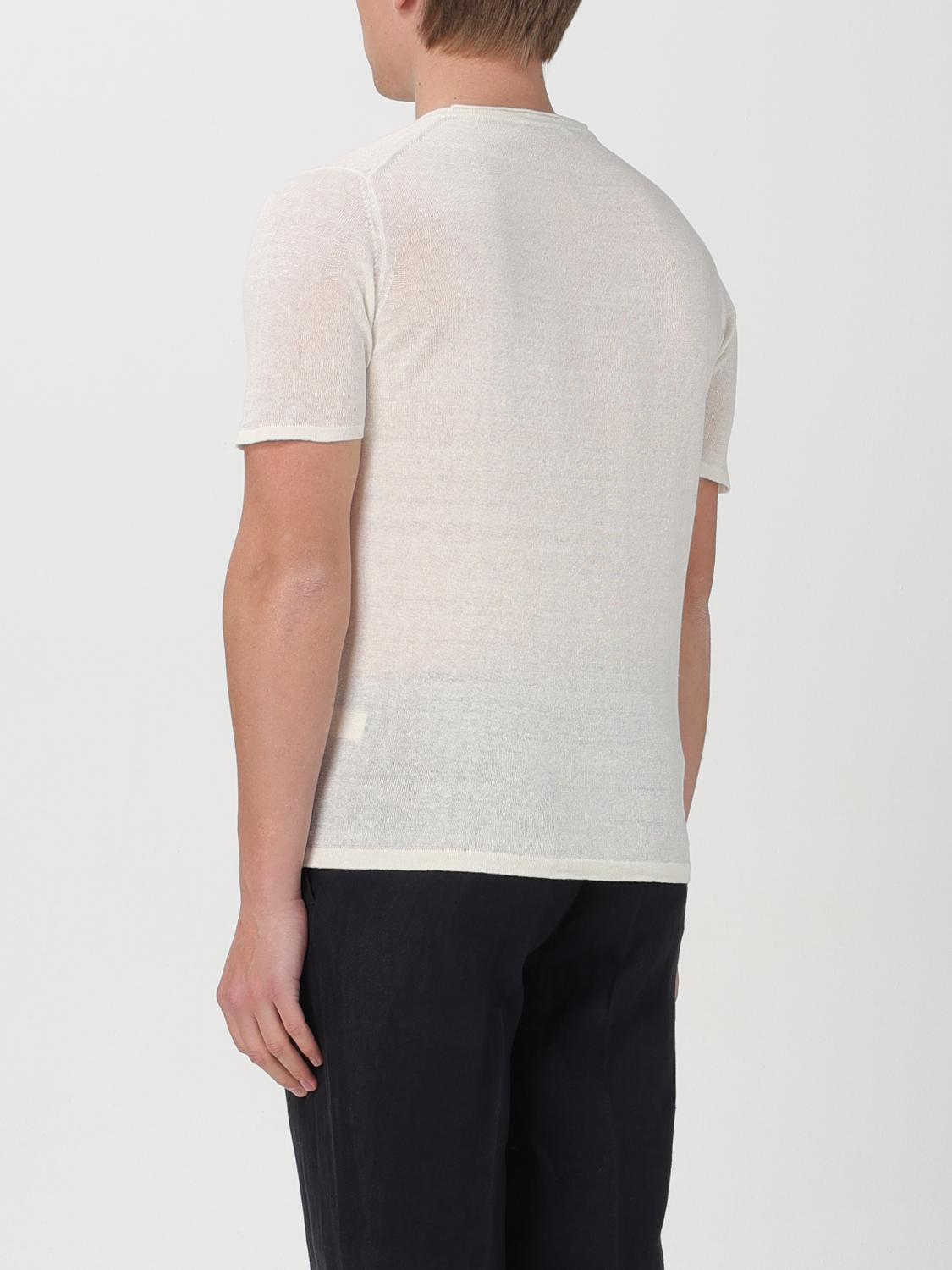 Tシャツ・カットソー Roberto Collina STRIPED T-SHIRT Roberto Collina Striped T-shirt | Brown | FARFETCH SG