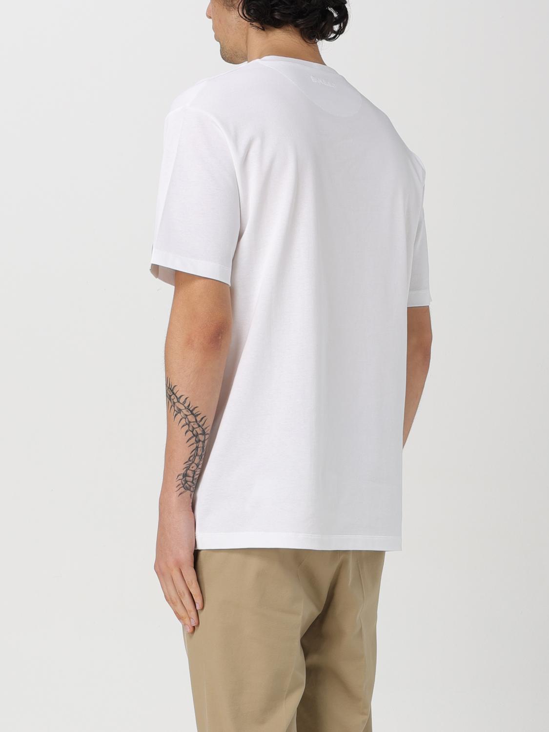 BALLY T-SHIRT: T-shirt men Bally, White - Img 2