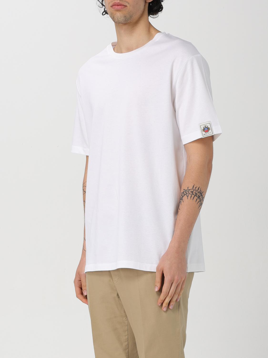 BALLY T-SHIRT: T-shirt men Bally, White - Img 3