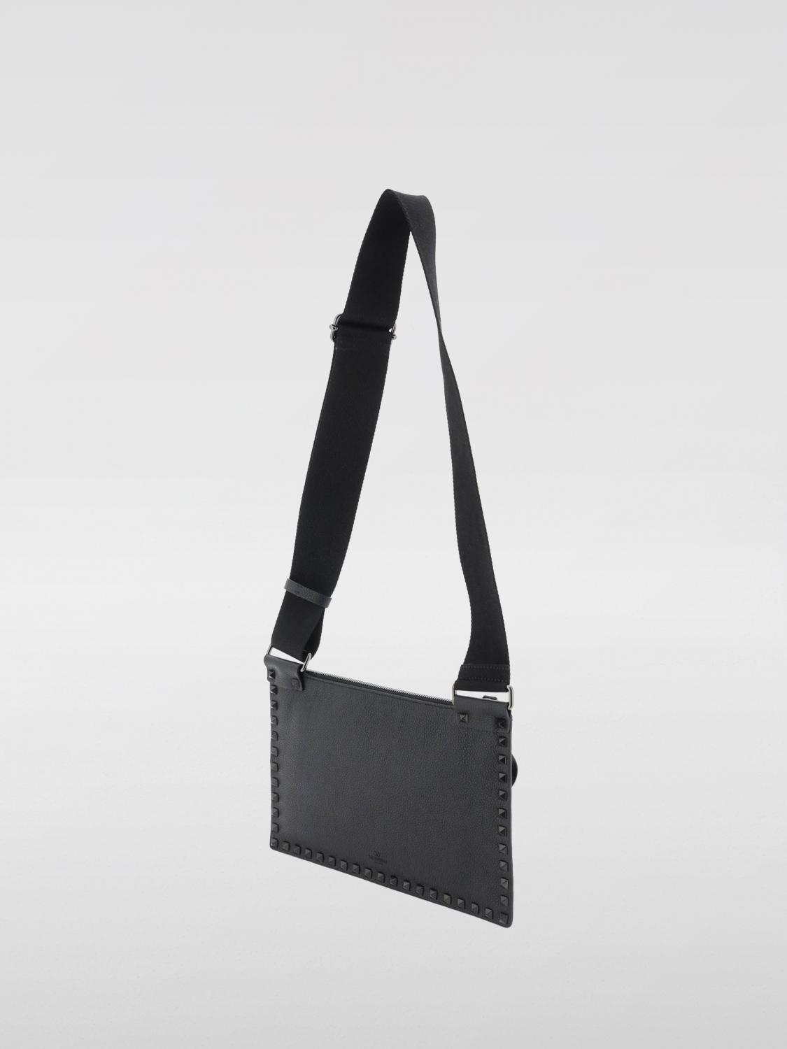 VALENTINO GARAVANI: Shoulder bag men - Black | Valentino Garavani ...