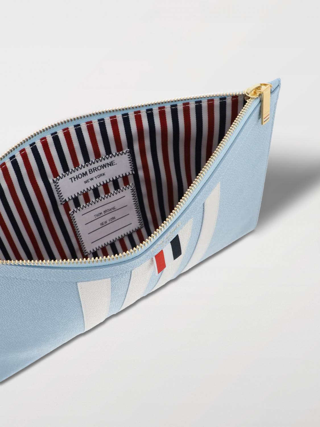 THOM BROWNE AKTENTASCHE: Tasche herren Thom Browne, Blau - Img 4