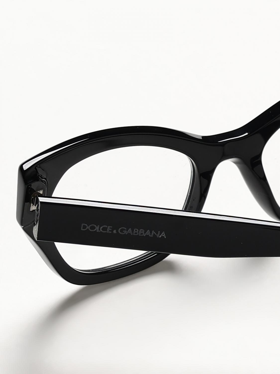 DOLCE & GABBANA 光学眼镜: 光学眼镜 女士 Dolce & Gabbana, 黑色 - Img 4