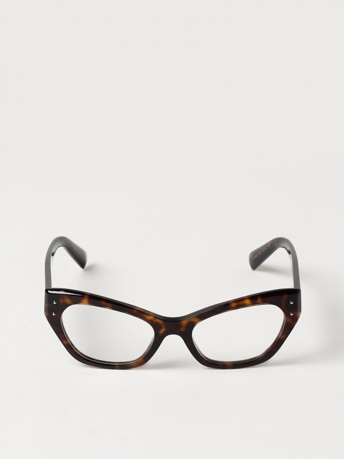 DOLCE & GABBANA 光学眼镜: 光学眼镜 女士 Dolce & Gabbana, 棕色 - Img 2