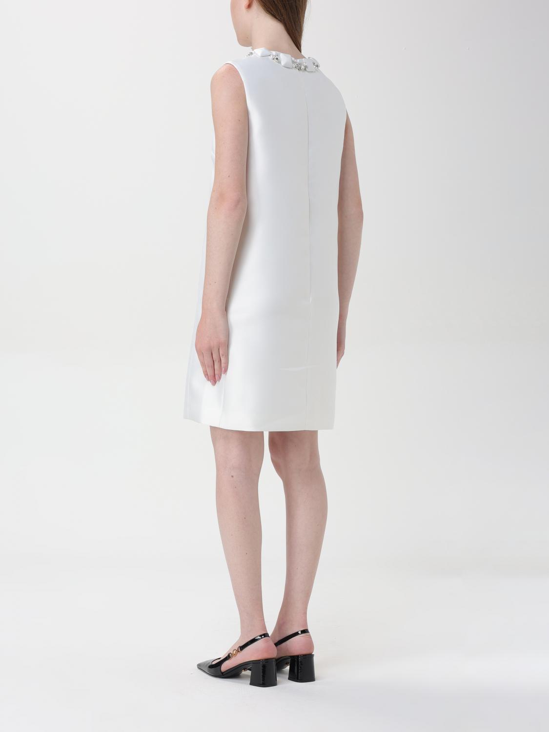 VERSACE ROBE: Robes femme Versace, Blanc - Img 2