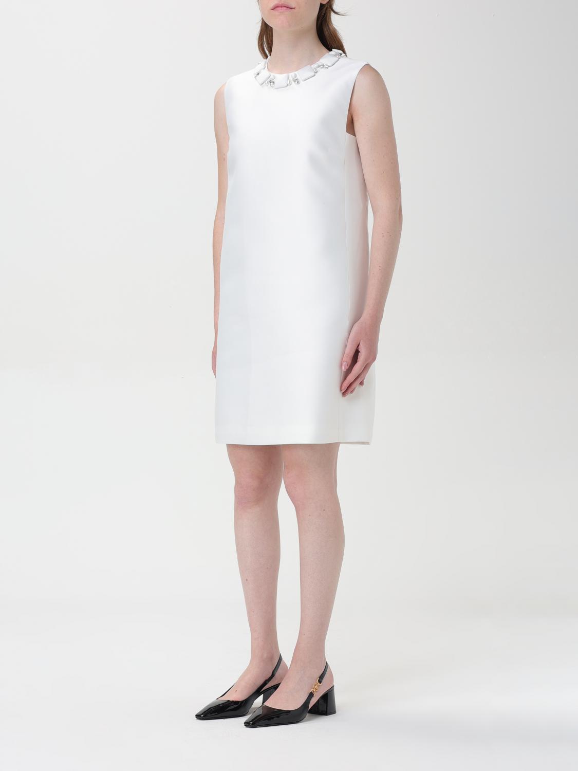 VERSACE ROBE: Robes femme Versace, Blanc - Img 3