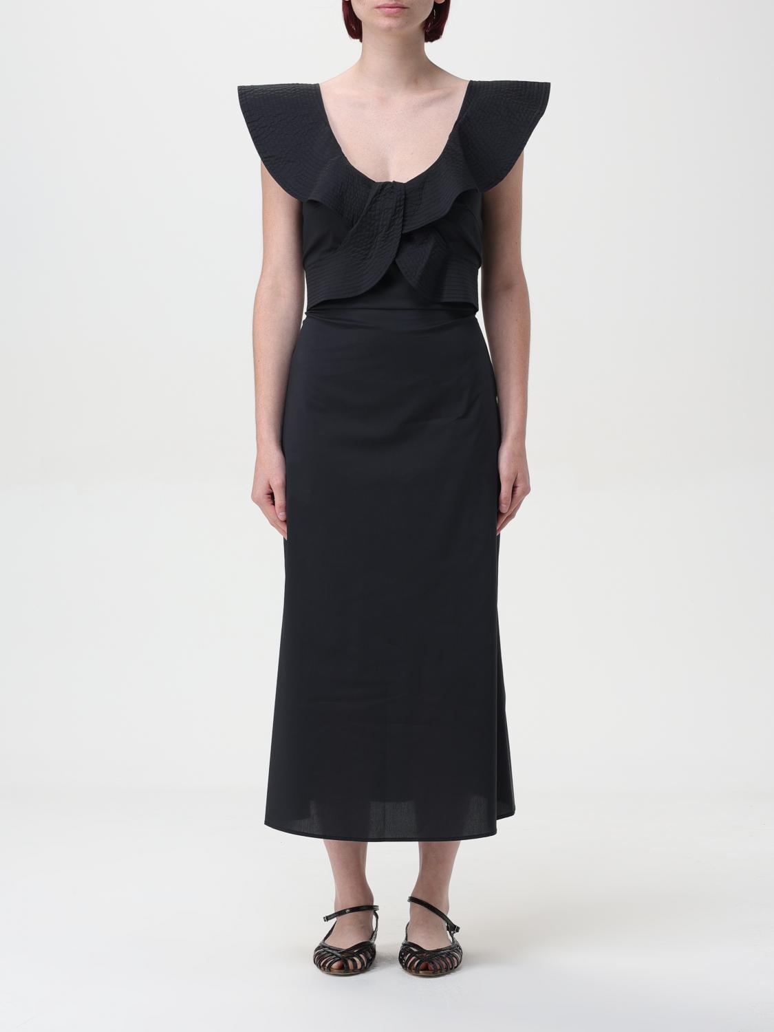 LIVIANA CONTI: Dress woman - Black | Liviana Conti dress L4SK41 online ...