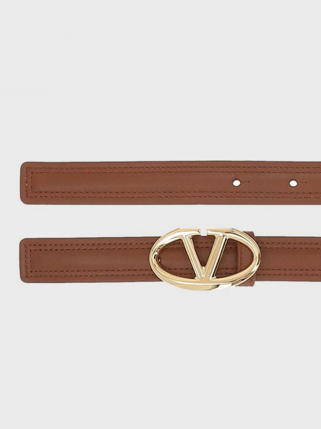 VALENTINO GARAVANI: Belt woman - Brown | Valentino Garavani