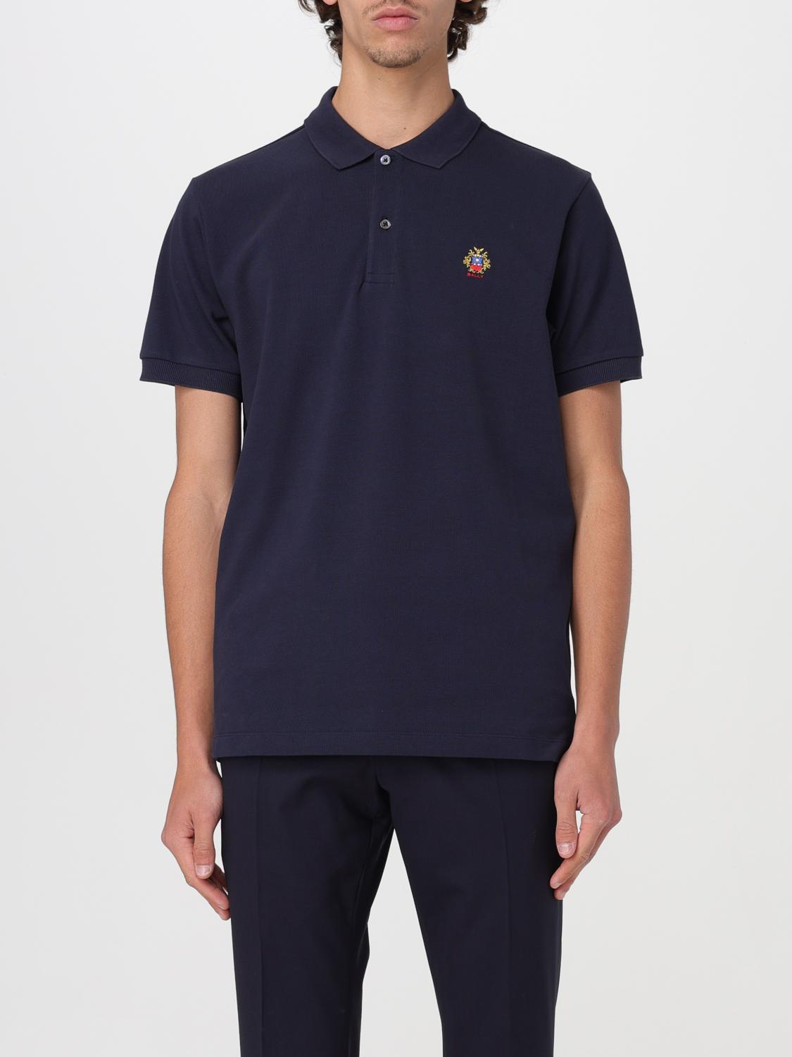 BALLY POLO SHIRT: Polo shirt men Bally, Blue - Img 1