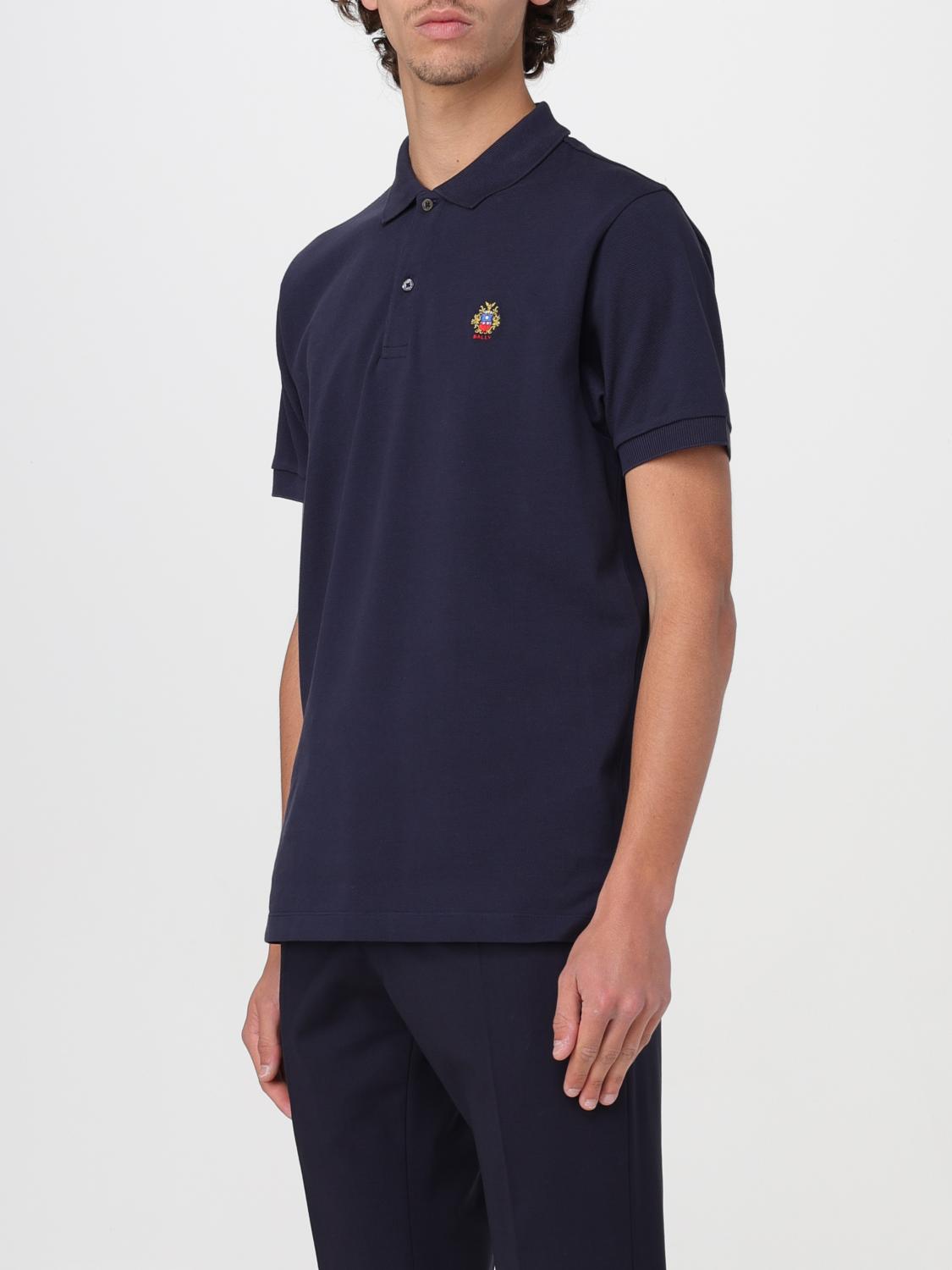 BALLY POLO SHIRT: Polo shirt men Bally, Blue - Img 3