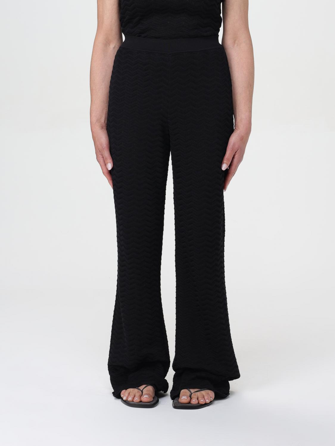 MISSONI: Pants woman - Black | Missoni pants DS24SI0NBK033W