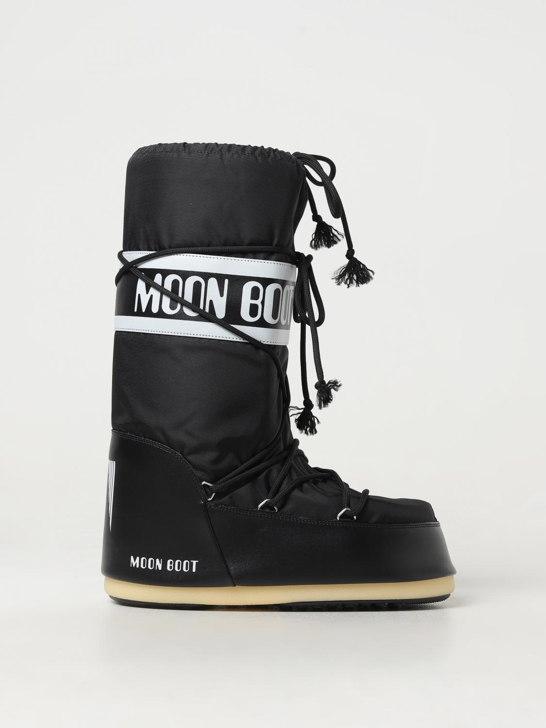 MOON BOOT STIVALETTI: Stivale Classic Icon Moon Boot in pvc gommato , Nero - Img 1