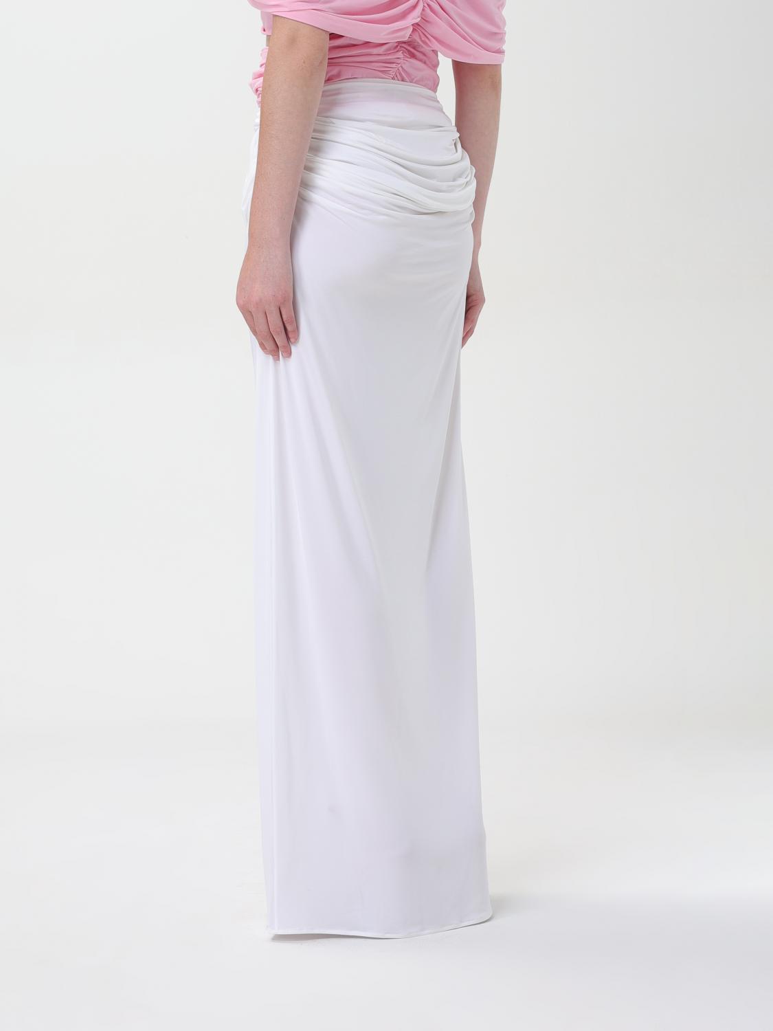 MAGDA BUTRYM: Skirt woman - White | Magda Butrym skirt 117524 online at ...