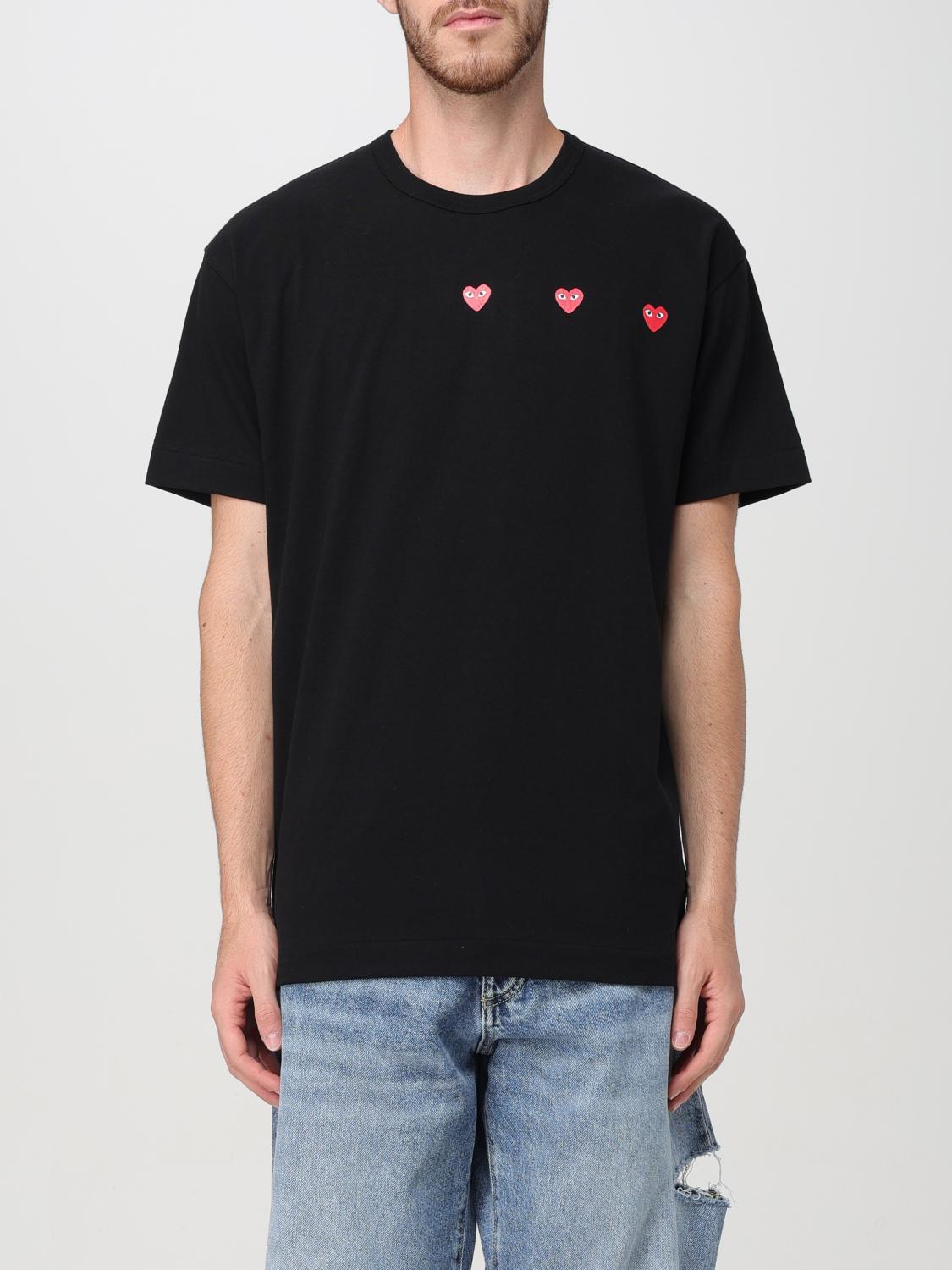 Comme Des Garçons Play Tシャツ メンズ - ブラック | P1T337 | GIGLIO.COM